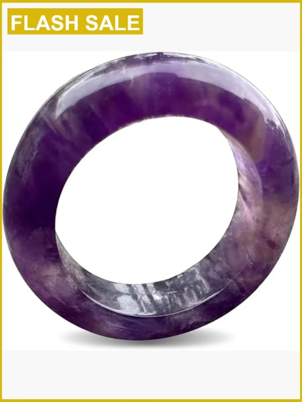 Natural Amethyst Raw Stone Ring Hand Carved Solid Crystal Band Size 7
